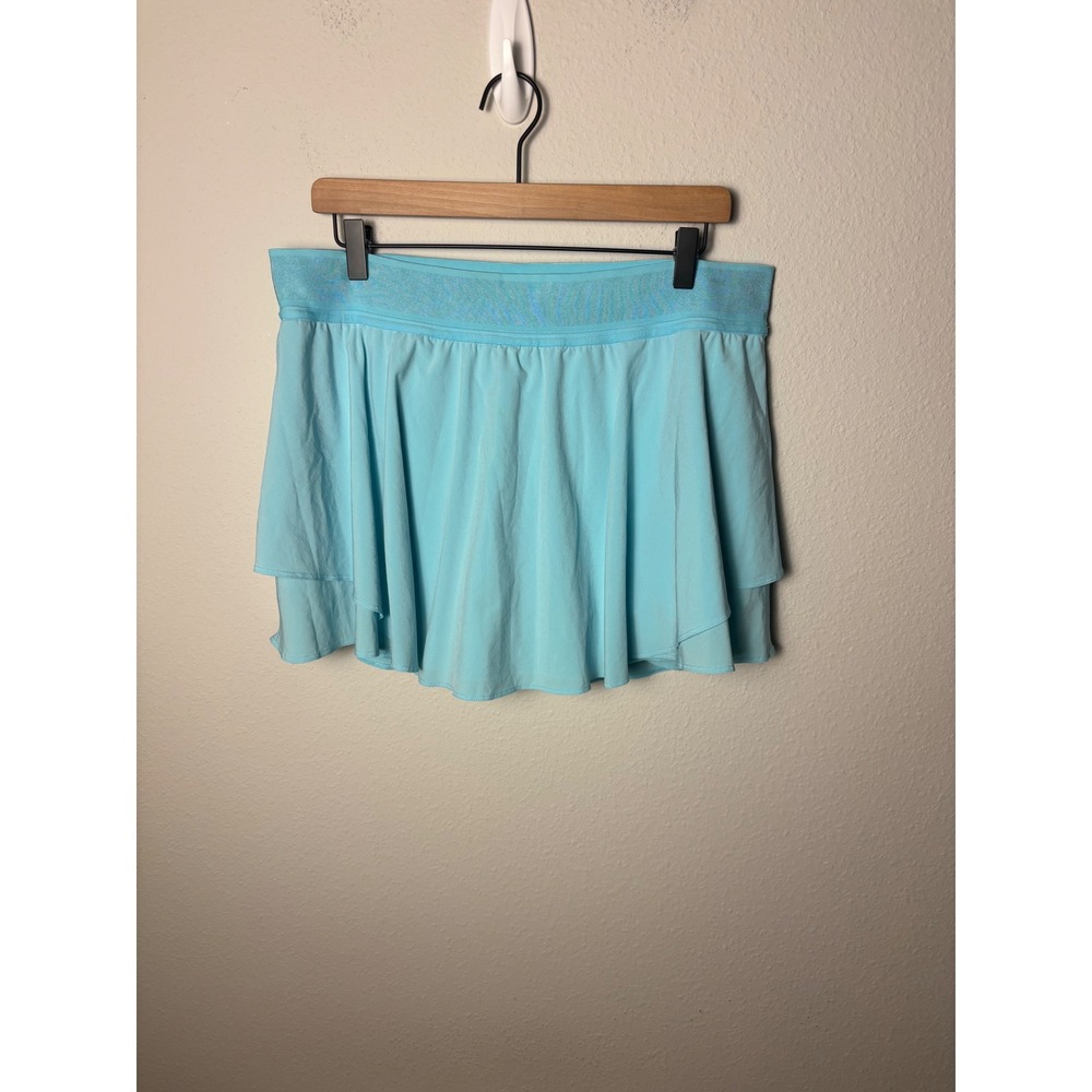 ☀️Lululemon Court Rival High-Rise Skirt Cyan Blue LW8AH3R Tennis Skort